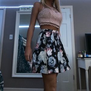 Size 5 Sequin Hearts Two piece Homecoming Dress